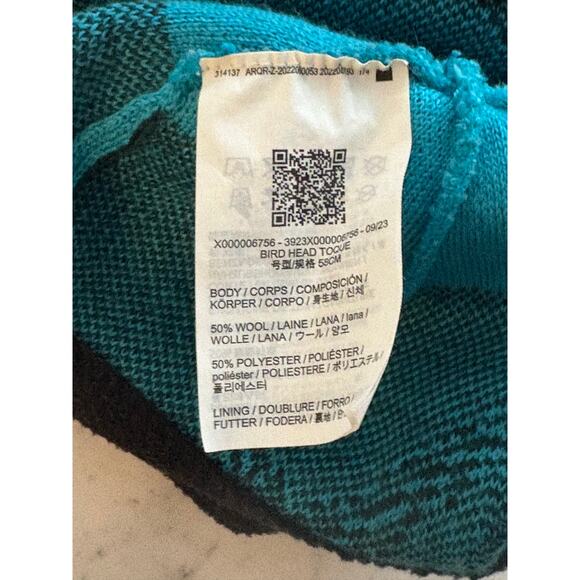 Arc'teryx Bird Head Toque Beanie Blue Tetra & Pytheas Wool Blend - Picture 4 of 5